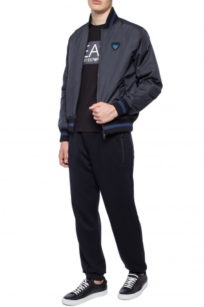 Bomber jacket with logo, zdjęcie 2 Bomber jacket with logo od EA7 Emporio Armani